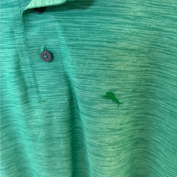 NWOT Tommy Bahama Island Zone Palm Coast Golf Short Sleeve Polo Shirt - Picture 2 of 5